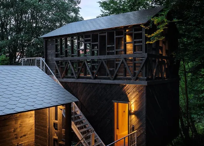 Hutstuf - The Owl & Private Rooftop Feriehus La-Roche-en-Ardenne